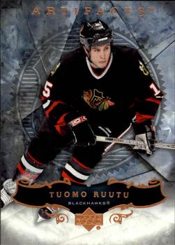 #80 Tuomo Ruutu - Chicago Blackhawks - 2006-07 Upper Deck Artifacts Hockey