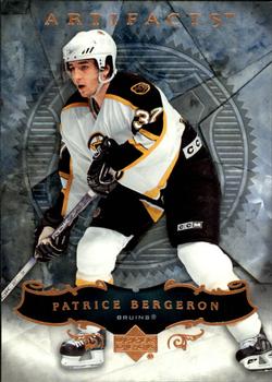 #92 Patrice Bergeron - Boston Bruins - 2006-07 Upper Deck Artifacts Hockey