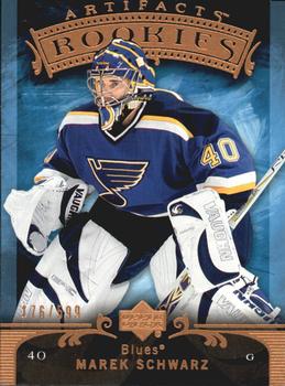 #256 Marek Schwarz - St. Louis Blues - 2006-07 Upper Deck Artifacts Hockey