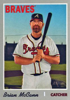 #579 Brian McCann - Atlanta Braves - 2019 Topps Heritage Baseball