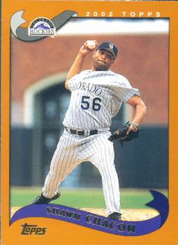 #579 Shawn Chacon - Colorado Rockies - 2002 Topps Baseball