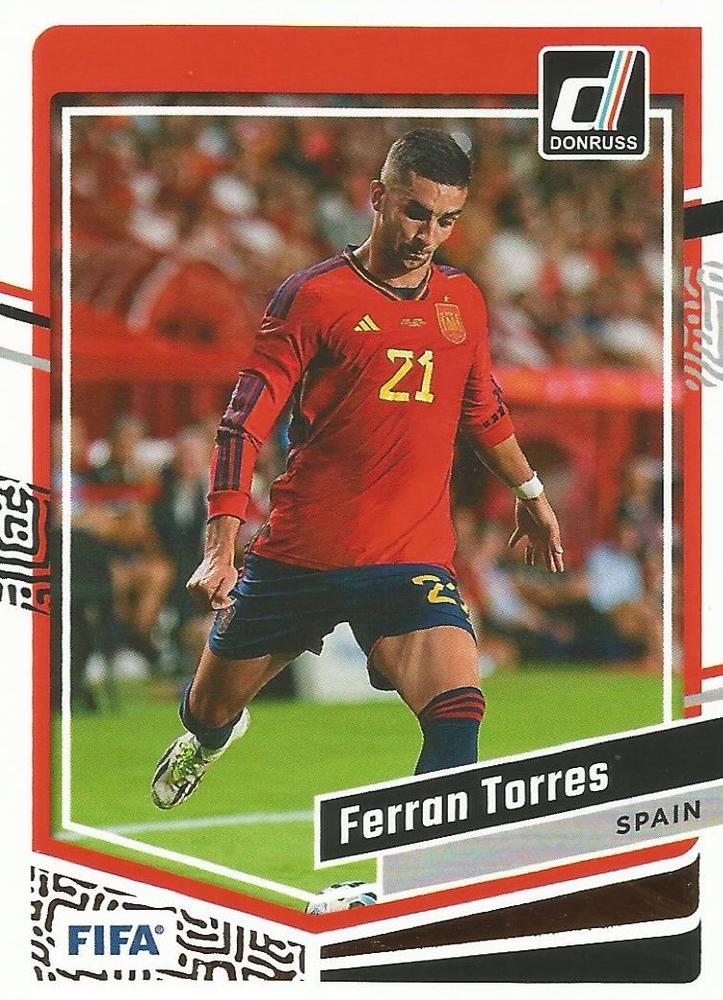 #57 Ferran Torres - Spain - 2023-24 Donruss Soccer