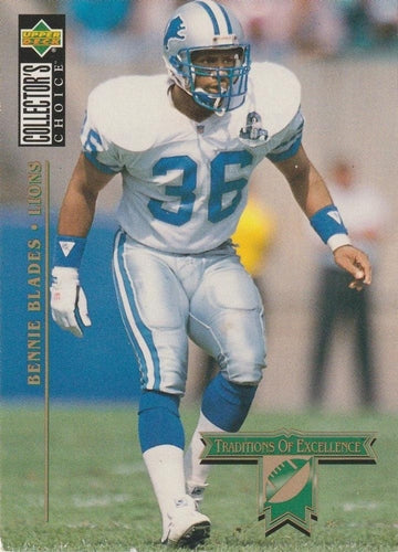 #57 Bennie Blades - Detroit Lions - 1994 Collector's Choice Football