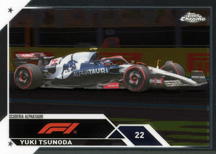 #57 Yuki Tsunoda - Scuderia AlphaTauri - 2023 Topps Chrome Formula 1 Racing