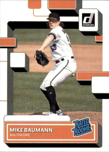 #57 Mike Baumann - Baltimore Orioles - 2022 Donruss Baseball