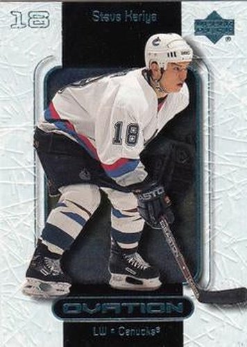 #57 Steve Kariya - Vancouver Canucks - 1999-00 Upper Deck Ovation Hockey