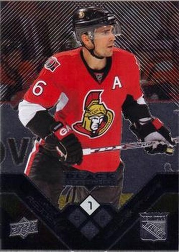 #57 Wade Redden - New York Rangers - 2008-09 Upper Deck Black Diamond Hockey