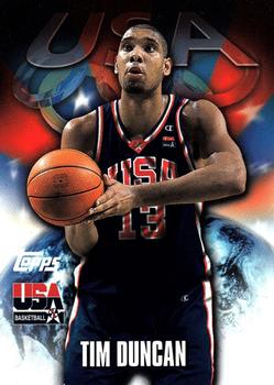 #57 Tim Duncan - USA - 2000 Topps Team USA Basketball