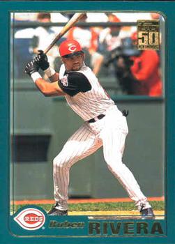 #T57 Ruben Rivera - Cincinnati Reds - 2001 Topps Traded & Rookies Baseball