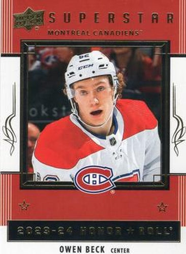 #HR57 Owen Beck - Montreal Canadiens - 2023-24 Upper Deck - Honor Roll Hockey