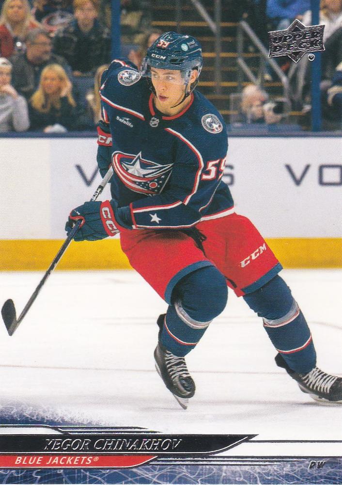 #57 Yegor Chinakhov - Columbus Blue Jackets - 2024-25 Upper Deck Hockey