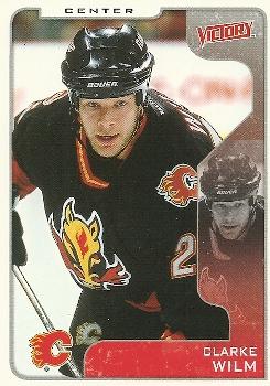 #57 Clarke Wilm - Calgary Flames - 2001-02 Upper Deck Victory Hockey