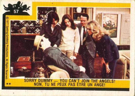 #57 Sorry, Dummy - You Can't Join the Angels! - 1977 O-Pee-Chee Charlie's Angels