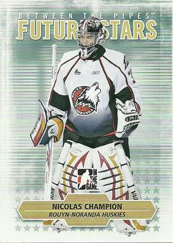 #57 Nicolas Champion - Rouyn-Noranda Huskies - 2009-10 In The Game Between The Pipes Hockey