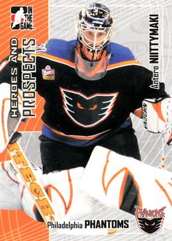 #57 Antero Niittymaki - Philadelphia Phantoms - 2005-06 In The Game Heroes and Prospects Hockey