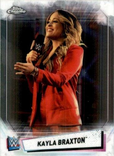 #57 Kayla Braxton - 2021 Topps WWE Chrome Wrestling