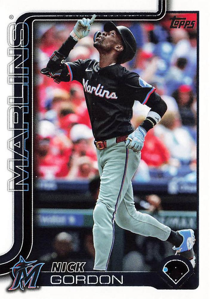 #57 Nick Gordon - Miami Marlins - 2025 Topps Baseball