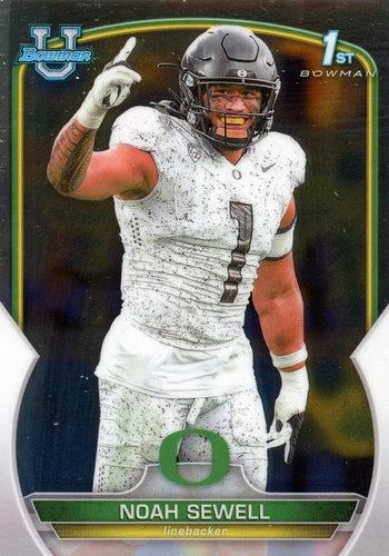 #57 Noah Sewell - Oregon Ducks - 2022 Bowman Chrome University Football
