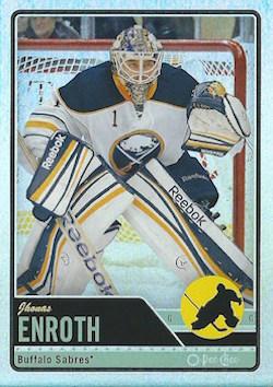 #57 Jhonas Enroth - Buffalo Sabres - 2012-13 O-Pee-Chee - Rainbow Hockey