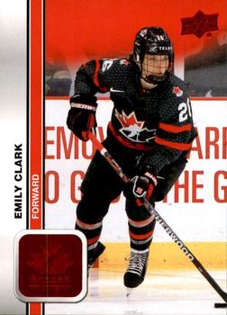 #57 Emily Clark - Canada - 2023 Upper Deck Team Canada Juniors - Red Foil Hockey