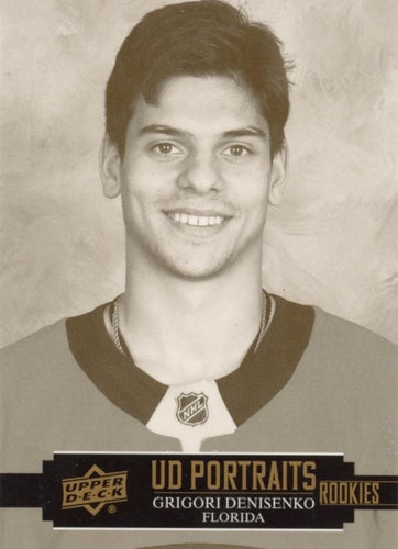 #P-57 Grigori Denisenko - Florida Panthers - 2021-22 Upper Deck - UD Portraits Hockey