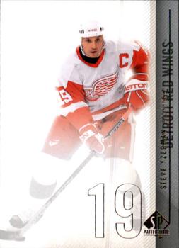 #57 Steve Yzerman - Detroit Red Wings - 2010-11 SP Authentic Hockey