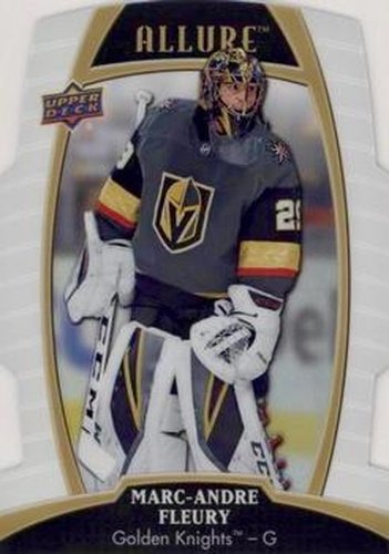 #57 Marc-Andre Fleury - Vegas Golden Knights - 2019-20 Upper Deck Allure - White Rainbow Hockey
