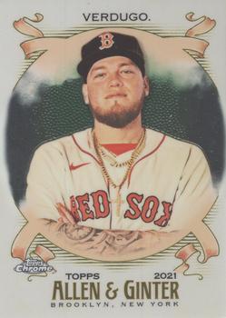 #57 Alex Verdugo - Boston Red Sox - 2021 Topps Allen & Ginter Chrome Baseball