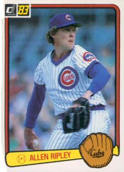 #57 Allen Ripley - Chicago Cubs - 1983 Donruss Baseball