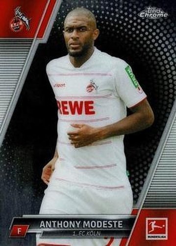 #57 Anthony Modeste - 1. FC Koln - 2021-22 Topps Chrome Bundesliga Soccer