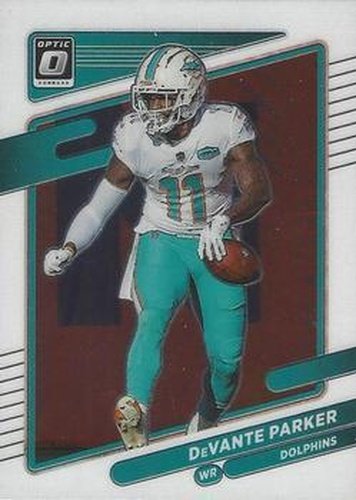 #57 DeVante Parker - Miami Dolphins - 2021 Donruss Optic Football