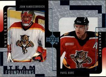 #57 John Vanbiesbrouck / Pavel Bure - Florida Panthers - 2000-01 Upper Deck Legends Hockey
