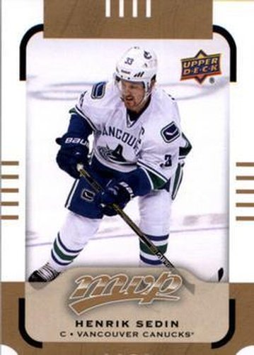 #57 Henrik Sedin - Vancouver Canucks - 2015-16 Upper Deck MVP Hockey