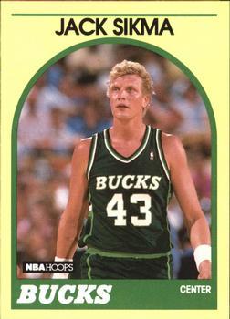 #57 Jack Sikma - Milwaukee Bucks - 1989-90 Hoops Superstars Basketball