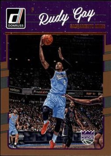 #57 Rudy Gay - Sacramento Kings - 2016-17 Donruss Basketball