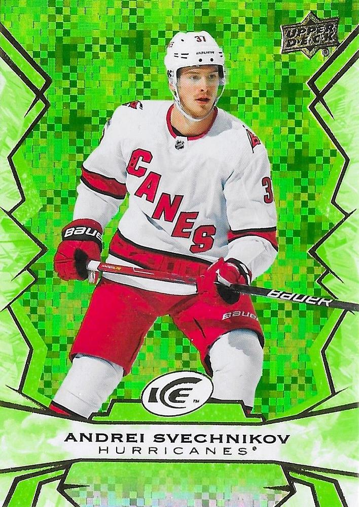 #57 Andrei Svechnikov - Carolina Hurricanes - 2022-23 Upper Deck Ice - Green Hockey