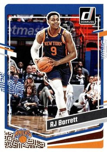 #57 RJ Barrett - New York Knicks - 2023-24 Donruss Basketball