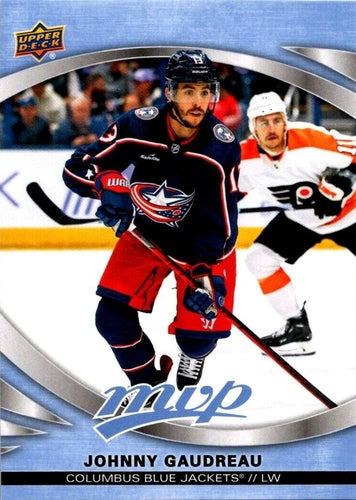 #57 Johnny Gaudreau - Columbus Blue Jackets - 2023-24 Upper Deck MVP - Ice Battles Hockey