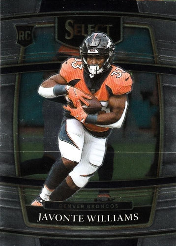 #57 Javonte Williams - Denver Broncos - 2021 Panini Select Football