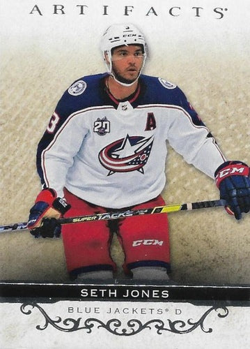 #57 Seth Jones - Columbus Blue Jackets - 2021-22 Upper Deck Artifacts Hockey