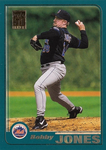 #57 Bobby Jones - New York Mets - 2001 Topps Baseball