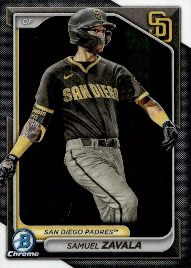 #BCP-57 Samuel Zavala - San Diego Padres - 2024 Bowman - Chrome Prospects Baseball