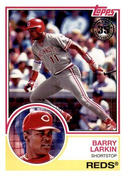 #83-57 Barry Larkin - Cincinnati Reds - 2018 Topps - 1983 Topps Baseball 35th Anniversary Baseball