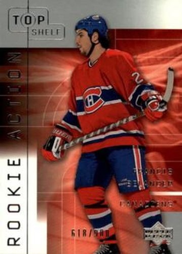 #57a Francis Belanger - Montreal Canadiens - 2001-02 Upper Deck Top Shelf Hockey