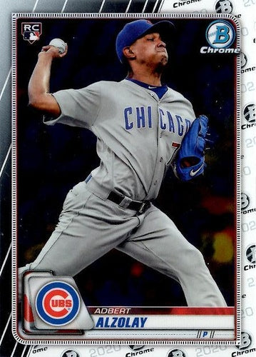 #57 Adbert Alzolay - Chicago Cubs - 2020 Bowman Chrome Baseball