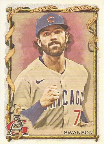 #57 Dansby Swanson - Chicago Cubs - 2023 Topps Allen & Ginter Baseball