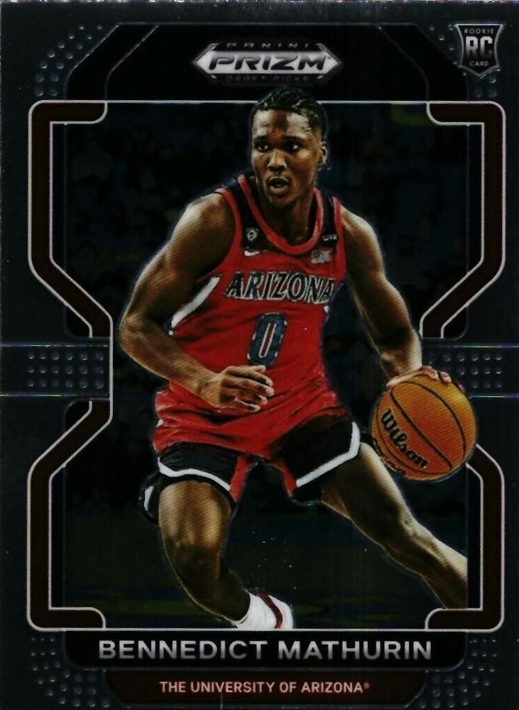 #57 Bennedict Mathurin - Arizona Wildcats - 2022 Panini Prizm Draft Picks Basketball