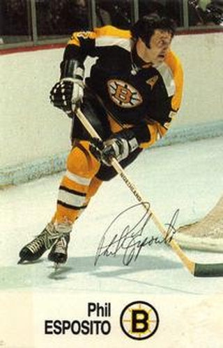 #NNO Phil Esposito - Boston Bruins - 1988-89 Esso NHL All-Star Collection Hockey