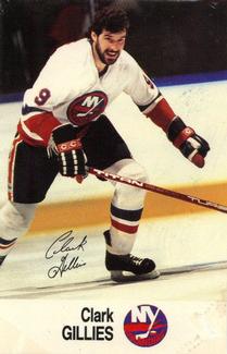 #NNO Clark Gillies - New York Islanders - 1988-89 Esso NHL All-Star Collection Hockey