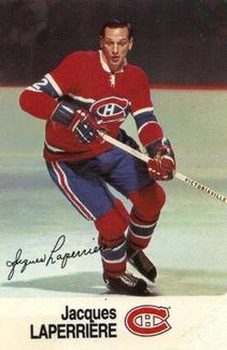 #NNO Jacques Laperriere - Montreal Canadiens - 1988-89 Esso NHL All-Star Collection Hockey